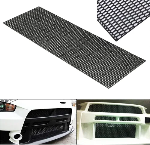 Vista 2 de Malla Universal de Panal de Abeja de Plástico ABS para Parrilla de Automóvil 47.2x15.7x0.16 Malla Hexagonal para Parrilla Alerón Parachoques