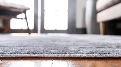 Vista 4 de Unique Loom Metro Collection - Alfombra de área (2 pies x 6 pies 9 pulgadas, gris claro)