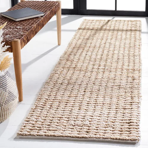 Vista 14 de SAFAVIEH Alfombra de área de 2 x 3 pulgadas, colección de fibra natural, marfil, yute hecho a mano, estilo granja, pelo grueso texturizado grueso