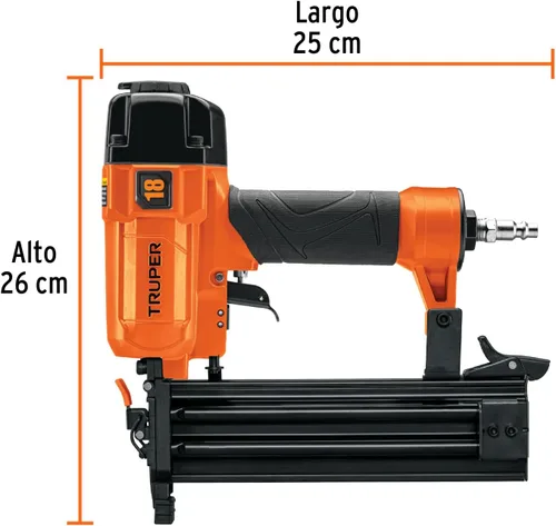 Vista 3 de Truper Clavadora neumática CLNEU-2 de 2" con caja de plástico