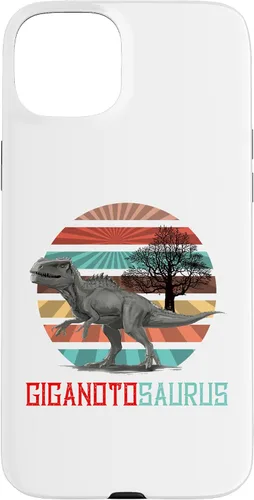 Vista 9 de Funda para iPhone 11 Pro Max Giganotosaurus Retro T rex dinosaurio prehistórico para el Día del Padre