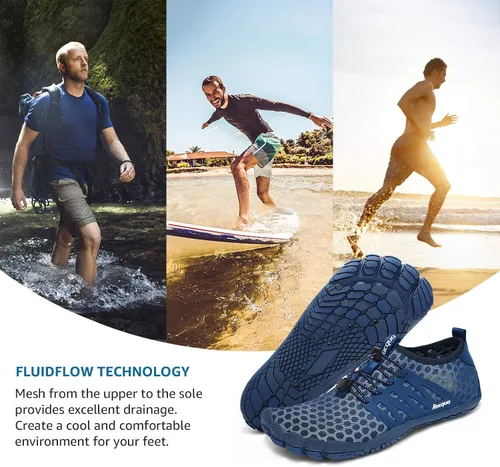 Vista 6 de Racqua Zapatos de agua de malla compuesta para hombres y mujeres