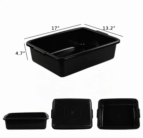 Vista 2 de Caja de autobús de plástico comercial, tina de autobús, juego de 3