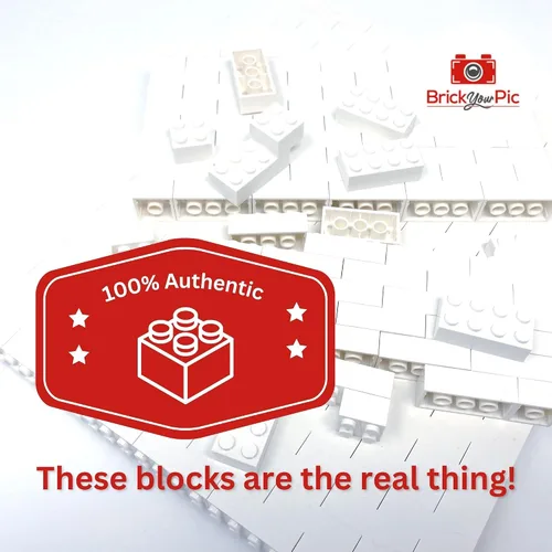 Vista 5 de Impresión fotográfica de bloque de construcción personalizada, regalo personalizado para parejas, amigos o familia, divertido recuerdo de recuerdo