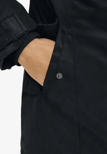 Vista 6 de Ellos Abrigo parka acampanado moderno de talla grande para mujer