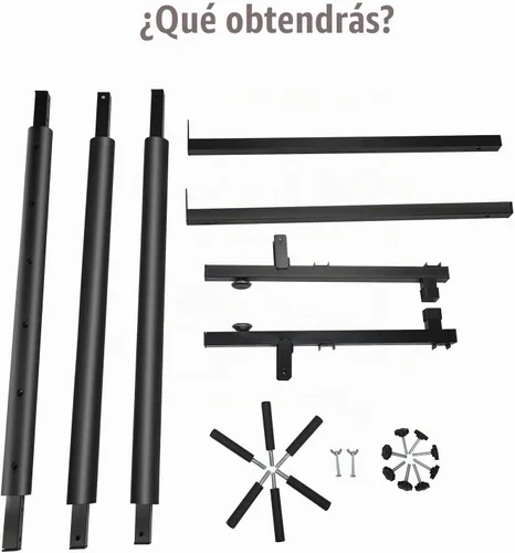 Vista 6 de GeeWin Soporte para 5 guitarras, soporte plegable para múltiples guitarras - acústica, eléctrica, bajo (5 soportes) Guitar Rack for Multiple