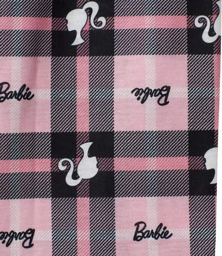 Vista 7 de Barbie Conjunto de pijama y camisa de dormir para niñas de 4 piezas para niñas