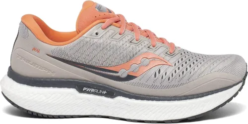 Vista 2 de Saucony Tenis de correr Triumph 18 para mujer, Piedra lunarCoral