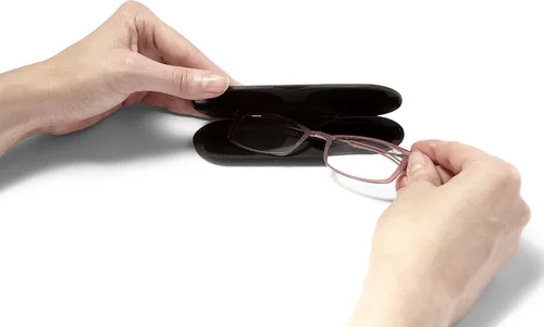 Vista 5 de ThinOptics - Gafas de Lectura Funda regular/rectángulo rojo