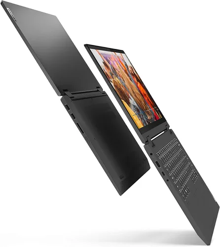Vista 13 de Lenovo Laptop Flex 5 14, pantalla táctil FHD de 14.0 pulgadas, AMD Ryzen 5 5500U, 16 GB de RAM, 256 GB de almacenamiento, gráficos AMD Radeon