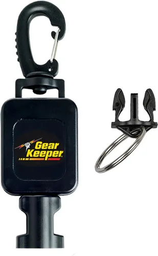 Vista 6 de Gear Keeper Luz de buceo y retractor de cámara subacuática - Correa retráctil para mantener el equipo de buceo seguro y accesible - Montaje de clip