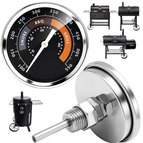 Vista 13 de Termómetro de Tapa de 4.6 cm G432-8L00-W1 para Reemplazo de Termómetro de Parrilla Charbroil Advantage & Tru-Infrared Performance 463625217 1.8