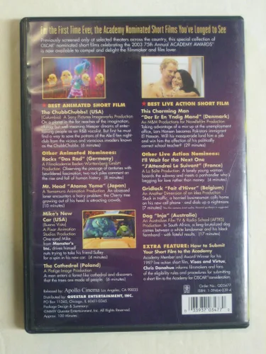 Vista 2 de 75th Annual Academy Awards Short Films DVD
