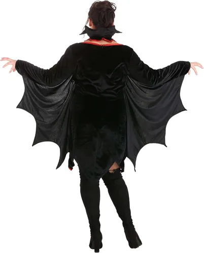 Vista 4 de Disfraz de Drácula para mujer talla grande