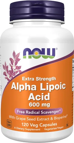 Vista 9 de Ácido alfa lipoico NOW Foods de 0.02 oz, 3046, 60, 1, 1