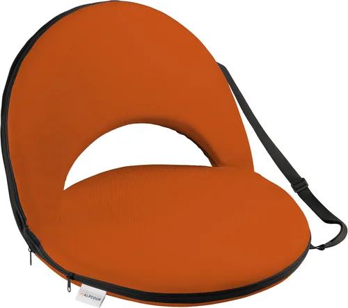 Vista 10 de Alpcour Asiento plegable para estadio – Silla de lujo reclinable impermeable para campamento al aire libre para gradas – Los mejores asientos de 6