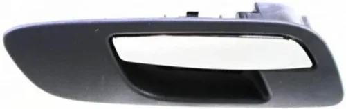 Vista 3 de Para Chevy Tahoe Manija de puerta interior delantera lado del conductor bisel negro con palanca cromada 2007-2014 Trim: todos los submodelos