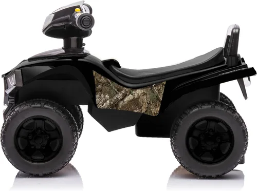 Vista 6 de [Usado] Best Ride On Cars Quad Push Car, ligero pie a piso para niños pequeños Negro