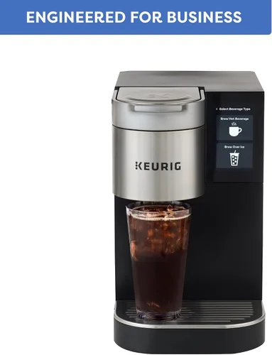 Vista 2 de Keurig K-2550 - Cafetera de una sola porción para empresas medianas, plomada, plata/negro