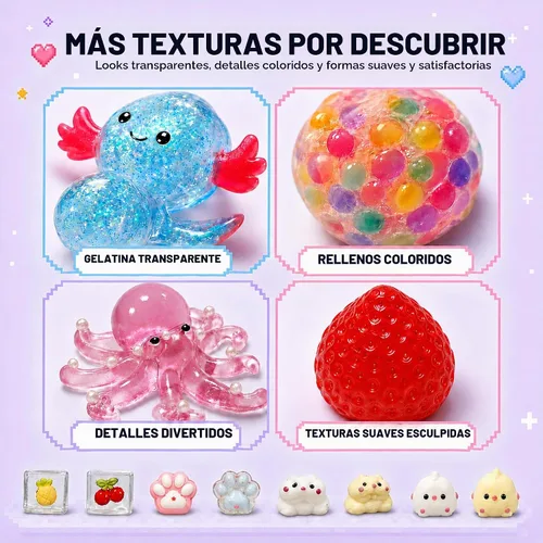 Vista 10 de Juego de 24 juguetes sensoriales surtidos para ansiedad para niños a partir Multicolor