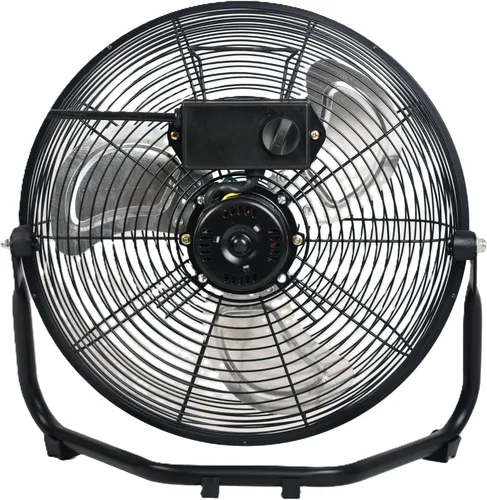 Vista 4 de Seasons Comfort Ventilador resistente de alta velocidad de 14 pulgadas 60 Watt, Heavy Duty Fan, ETL Listed, 3 Speed Air Circulator with 360 Degree