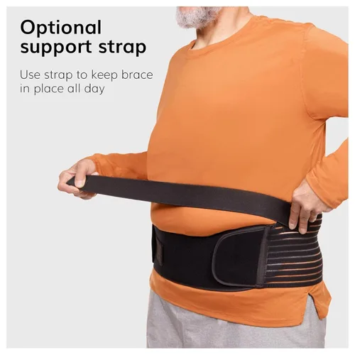 Vista 5 de BraceAbility Cinturón de Obesidad Soporte para Estómago - Banda de Soporte para Vientre de Talla Grande para Hombres y Mujeres Faja para Alivio