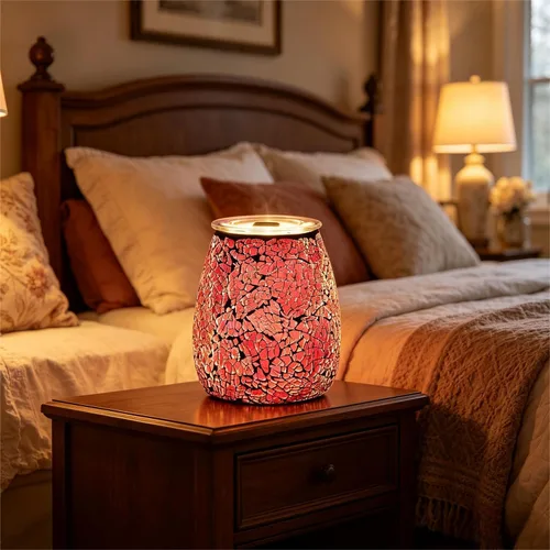 Vista 6 de Dicimi Lámpara calentadora de velas con temporizador, calentador eléctrico de cera derretida con atenuación continua y apagado automático de 2 a 10