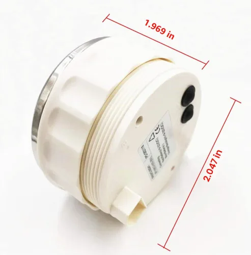 Vista 2 de Indicador de nivel de combustible digital universal ajustable con señal, retroiluminación de 7 colores, 52 mm, 12 V/24 V