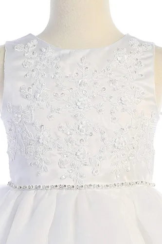 Vista 5 de Vestidos de Primera Comunión para Niñas 7-16 Vestido de Primera Comunión Blanco Vestidos de Primera Comunión para Niñas Tallas Grandes