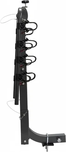 Vista 9 de Generic Portabicicletas plegable para 4 bicicletas, soporte de enganche para coches, camiones, SUV, minivans
