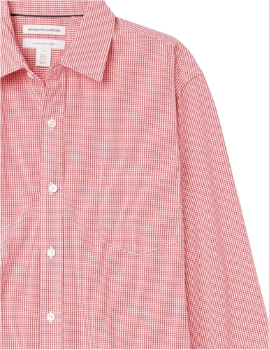 Vista 6 de Tienda Essentials Men's Regular-Fit Long-Sleeve Casual Poplin Shirt