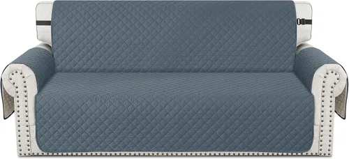 Vista 15 de XINEAGE Funda para Sillón Reclinable Resistente al Agua, Fundas Antideslizantes para Silla Reclinable con Bolsillos, Fundas Acolchadas Gruesas