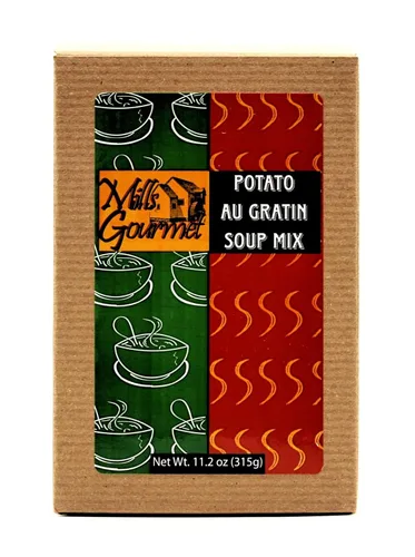 Vista 2 de Mills Gourmet Mezcla de sopa gratinada de papa au Hecho con sabores de papas frescas, crema agria y queso cheddar afilado Todos los ingredientes