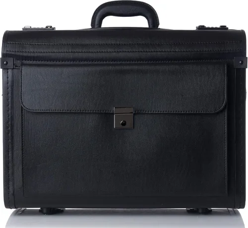 Vista 5 de Maletín con ruedas Alpine Swiss para ordenador portátil de 17 pulgadas, portafolio para abogado de tamaño legal, Negro talla única
