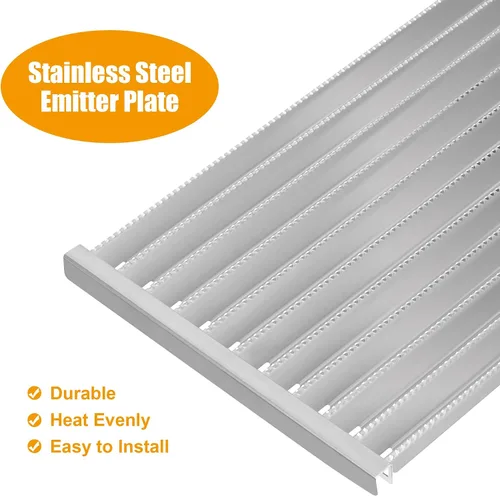 Vista 3 de 18 7/20 "piezas de repuesto de emisor infrarrojo estampado para Charbroil Commercial Tru-Infrared antes de 2015 463243911 463246909 G515-4700-W1