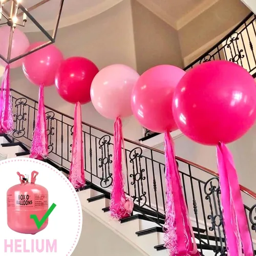 Vista 384 de PartyWoo 50 globos de látex color piel albaricoque, globos de helio boho de Albaricoque-f05