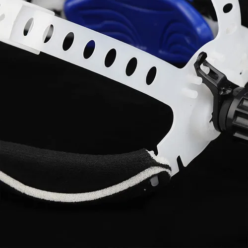 Vista 8 de Conjunto de casco de repuesto para la cabeza, casco de soldadura, diadema ajustable de ABS, diadema integrada para oscurecimiento solar automático