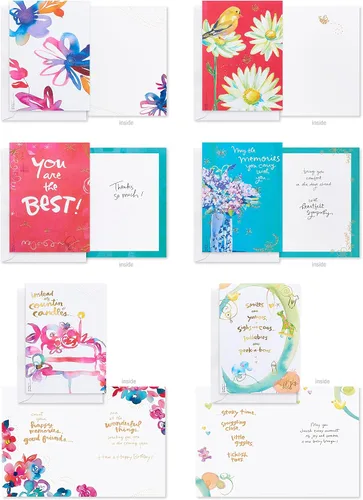 Vista 9 de American Greetings - Paquete de tarjetas para todas las ocasiones, diseños de Kathy Davis (40 unidades)