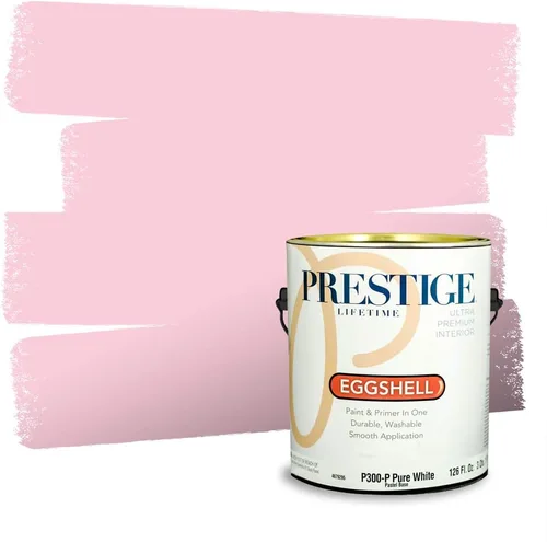 Vista 368 de Prestige Paints Pintura exterior e imprimación en uno, 1 galón, plano, coincidencia comparable de Valspar* Amber Rose*
