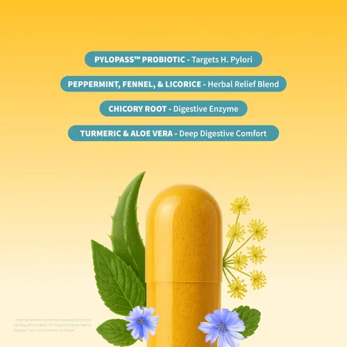 Vista 2 de Snap Supplements Suplemento de lipasa Gut Health, probiótico, 50 cápsulas