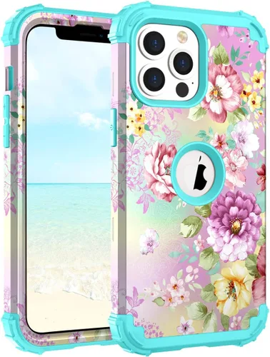 Vista 44 de Hocase Funda para iPhone SE 2022/2020, resistente a prueba de golpes, de plástico duro+goma de silicona, funda protectora híbrida para iPhone SE