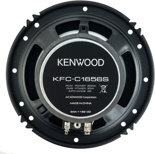 Vista 4 de Kenwood KFC-1656S - Altavoz estéreo de audio para automóvil de doble cono de 300 vatios y 6.5 pulgadas (par)