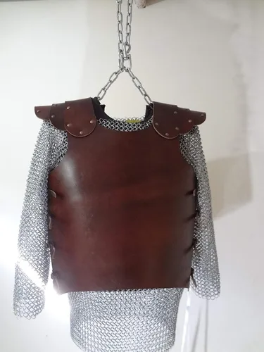 Vista 4 de Souvenir India La Tienda Medieval Genuino 0.157 in Chaleco Armadura LARP Armadura Armadura Armadura Medieval Armadura