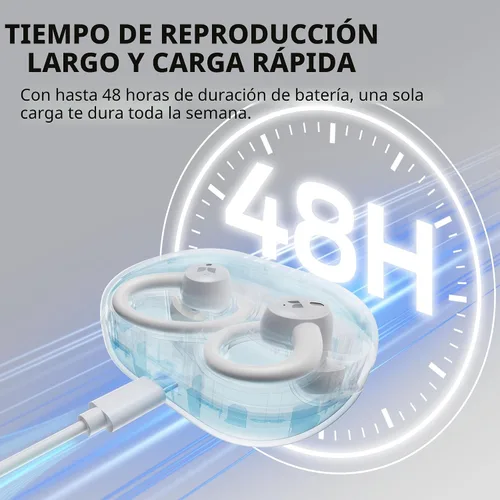 Vista 7 de Monster N-Lite 216 Auriculares Inalámbricos, Auriculares Deportivos con Ganchos para las Orejas, Auriculares con Cancelación de Ruido, Auriculares