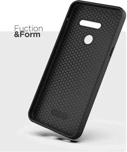 Vista 5 de ENCASED Armadura delgada para LG G8 ThinQ caso (ajuste delgado) cubierta de agarre flexible - negro