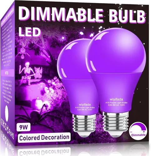 Vista 24 de Bombillas LED de 3 Vías Paquete de 2, Bombillas de 3 Vías 30 70 100 Blanco Suave 3000K, Base Media E26 A19 Bombilla de Tres Vías, Bombilla