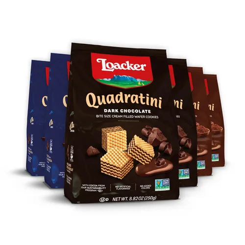 Vista 37 de Loacker Quadratini - Obleas de yogur de arándano de tamaño pequeño