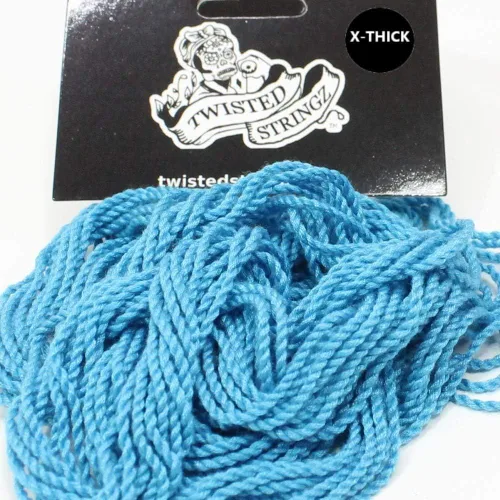 Vista 7 de Twisted Stringz Cuerdas Yo-Yo – Poliéster – Cuerda YoYo sólida extra gruesa – 10 unidades (blanco)