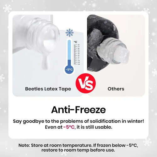 Vista 6 de Beetles - Látex líquido sin olor para uñas, 0.5 onzas líquidas, barrera de esmalte de uñas de látex blanco, protector de cutículas para gel