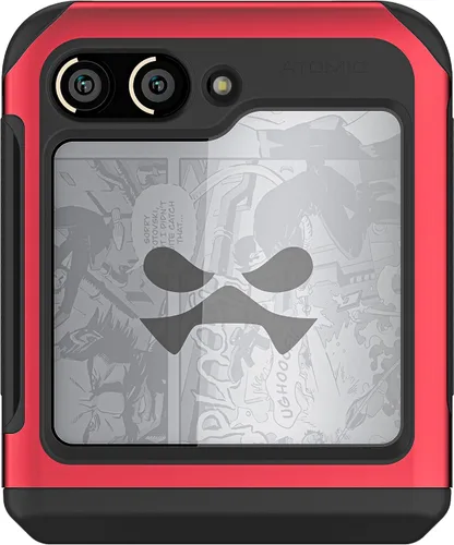 Vista 2 de Funda delgada de aluminio para Galaxy Z Flip 5 - ATOMIC by Ghostek Rojo